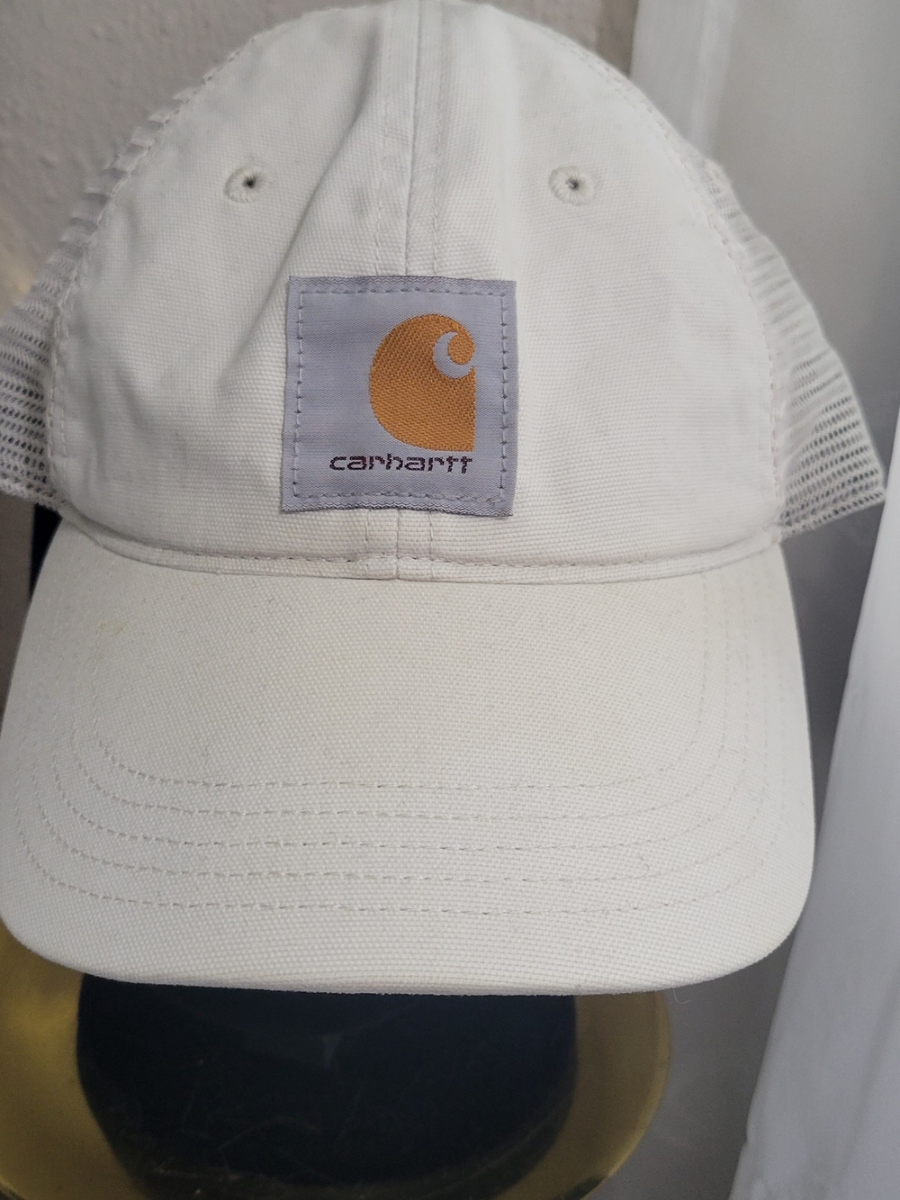 Carhartt Beige Mesh Back Cap